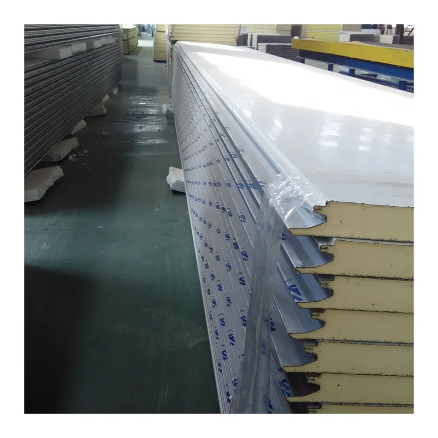 Hot Sale Rock Wool Roof Building Fireproof Insulation Pu Panel PIR Sandwich Panels