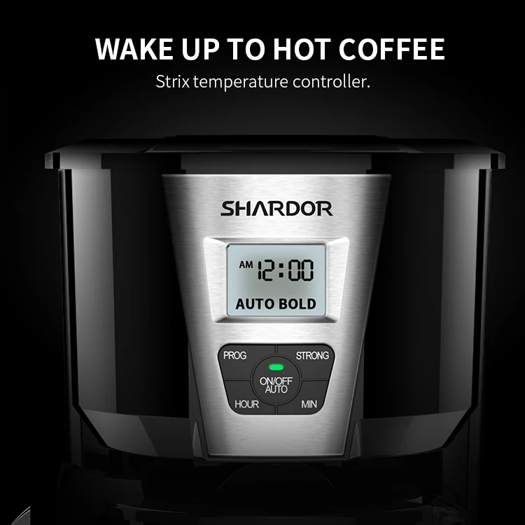 Automatic Programmable Keep Warm Coffee Machine 12 Cup Coffee Maker Coffee Machine