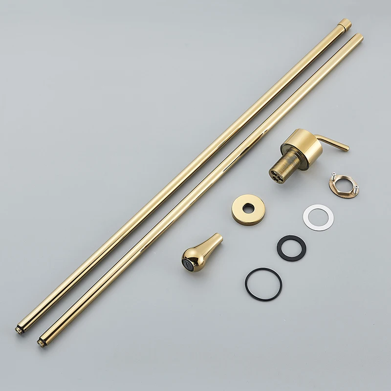 Bathroom creative ceiling water drop faucet all copper cold and hot washbasin faucet washbasin wall faucet