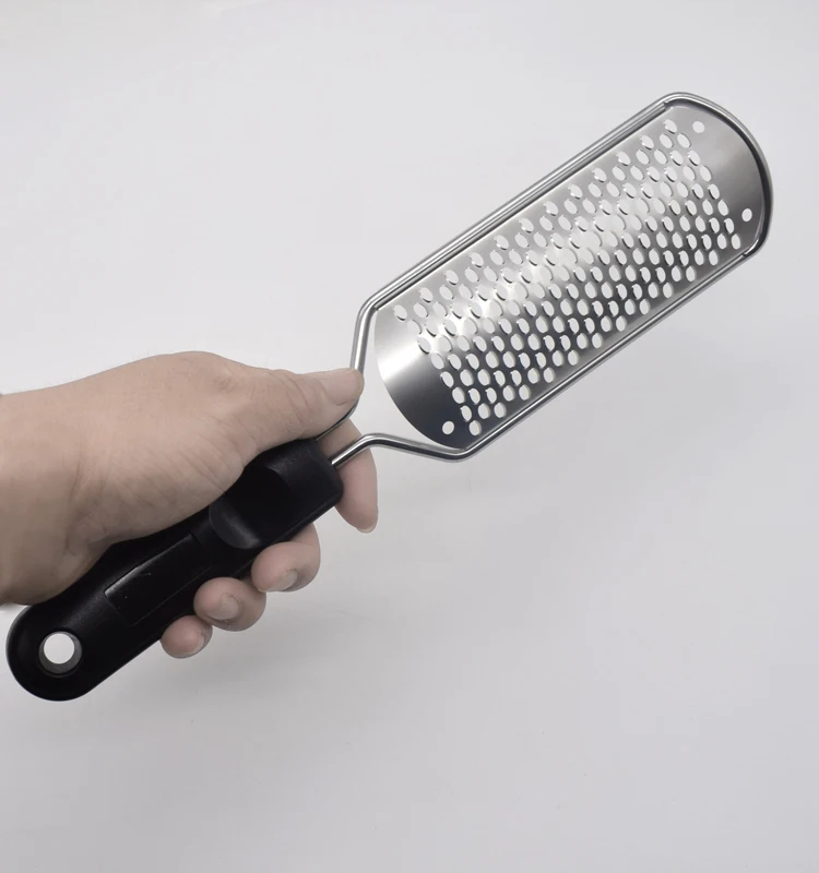 The spot 2 pcs set stainless steel pedicure foot file callus remover