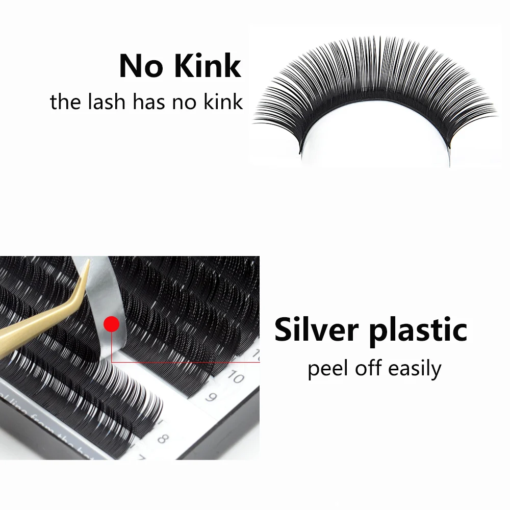 NAGARAKU mix length eyelash extension synthetic mink pesta as pelo a pelo super professional dai pesta as nagaraku