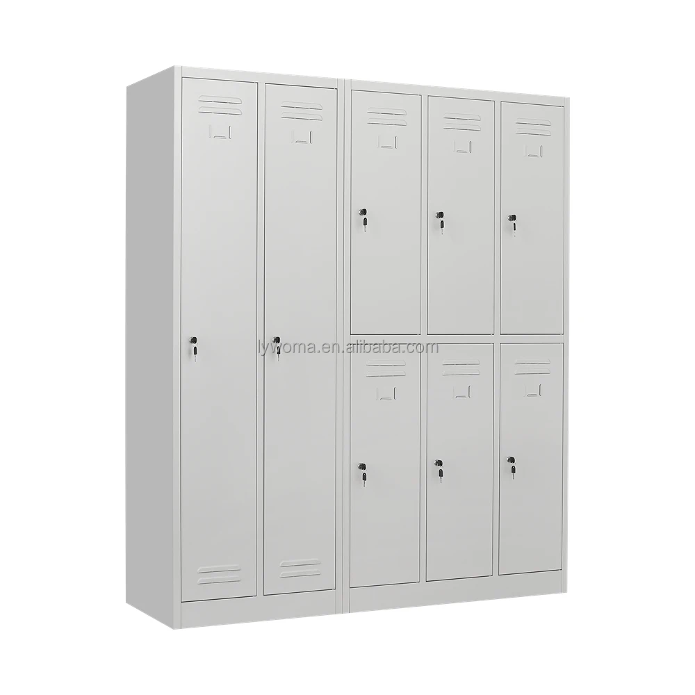 6 Door Steel Locker Steel Storage Wardrobe cupboard for changing Room/ Gym/ School