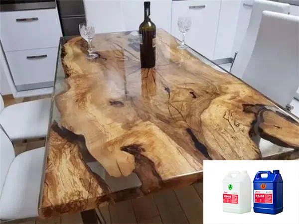New Jinhua Two Part Epoxy Resin Table Wood