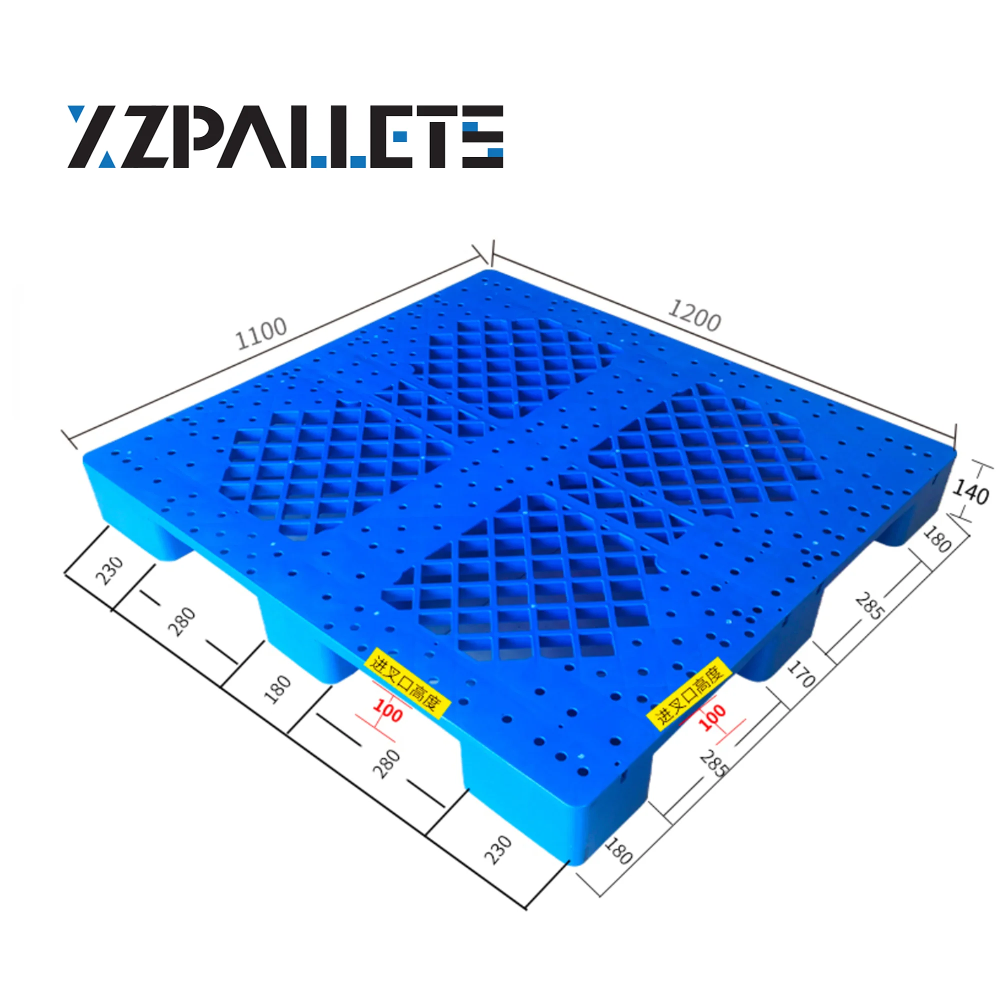 grid 48x44 plastic pallet supplier 1200x1100 cheap light duty hdpe reusable nestable euro flooring storage pallet plastic