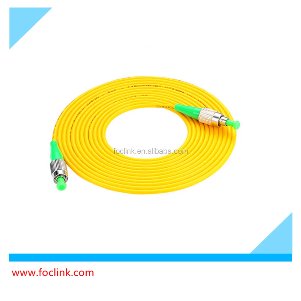 high quality optical fiber patch cords connector types fc/apc-fc