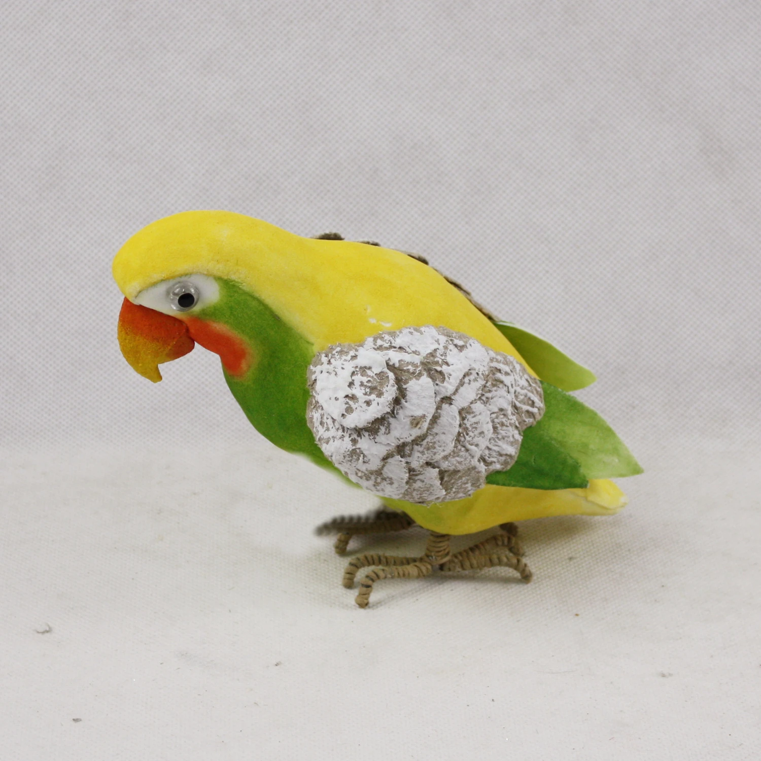 Model Artificial foam Birds Lifelike Feathered Tree Craft decorated Parrot