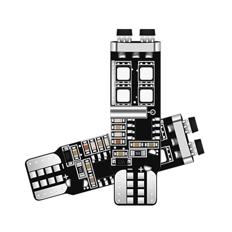 Car Parking Light  W5W T10 RGB Led Bulbs With Remote Control Side Marker Lamp the width light colorful led light car