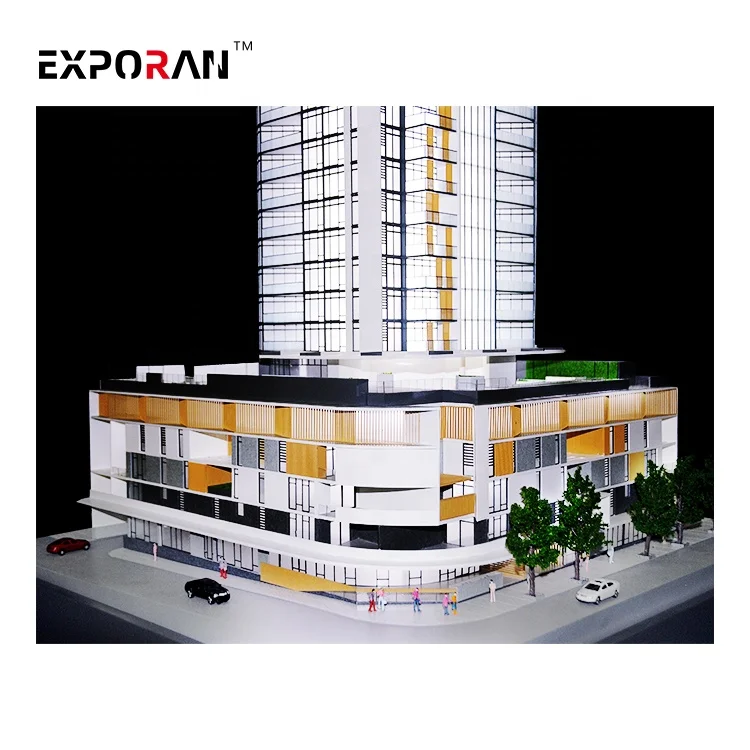 Refined real estate building model for real estate sales