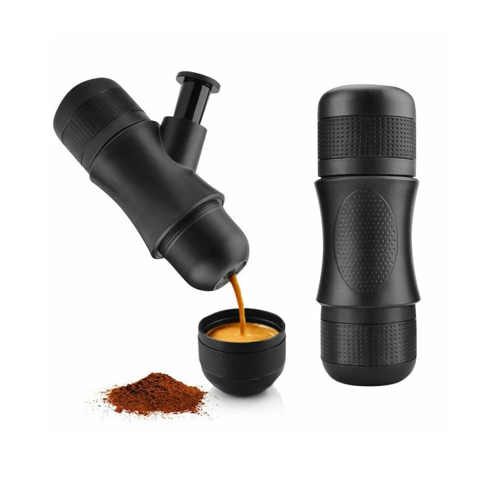 Mini Portable Hand Press Portable Espresso Machine Express Hand Held Manual Grinding Coffee Maker Plastic OEM Nanopresso CN;GUA