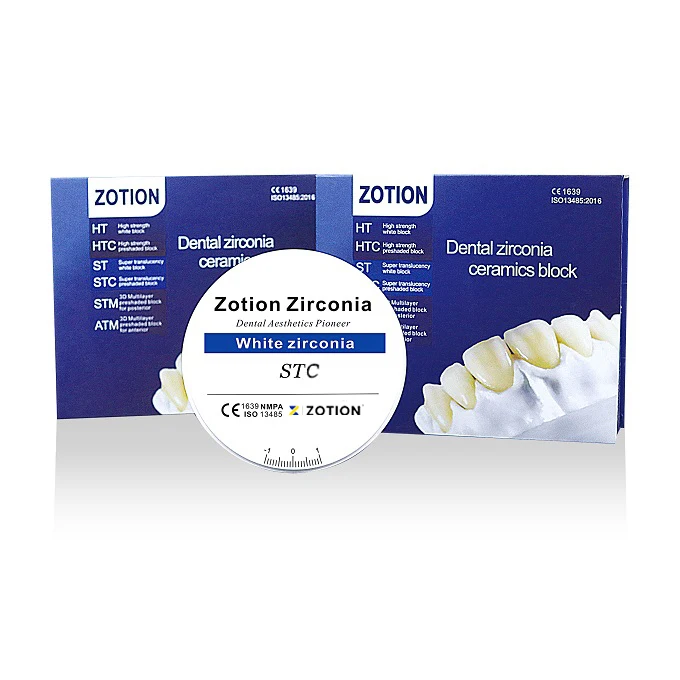 Wholesale High Quality 98mm STC dental zirconia block price for dentures and dental lab