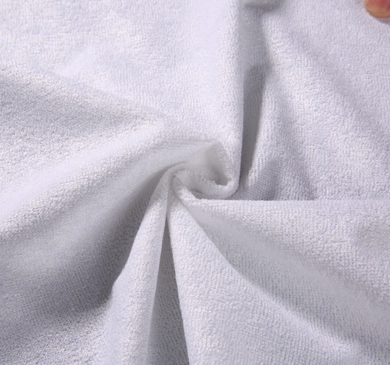 Anti-Mite Mattress Protectors King Size Terry Towelling Fabric Waterproof Mattress Protector Cover