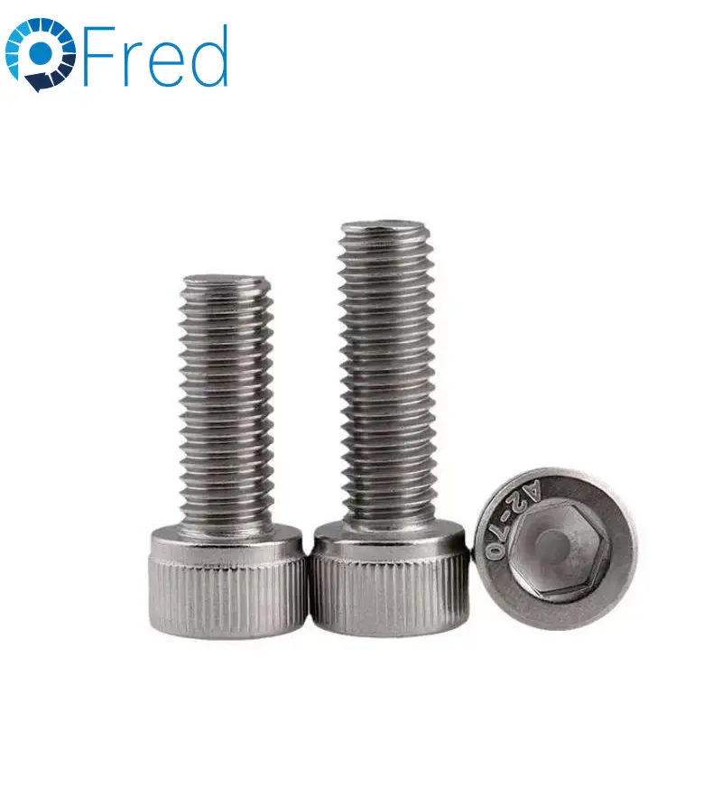 DIN912 Stainless Steel 304 316 Hexagon Socket Cap Screws with Full Thread Button Head for Easy Installation