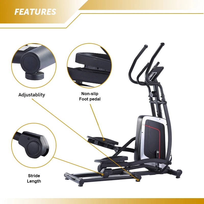 Hotselling Professional Exercise Bike Trainers Home Elliptical Trainer Bike Magnetic Cross Trainer Elliptical Machine For Sale