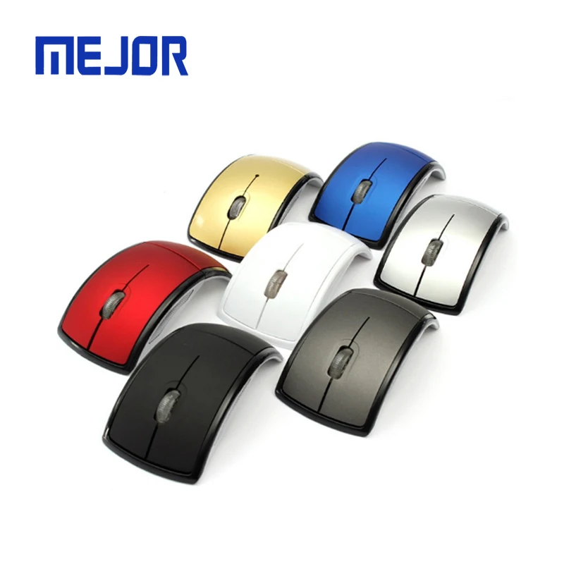 Черный мягкий на ощупь usb мышей складного типа мышь мини-оптическая Ратон 2 4G Souris подарок беспроводная
