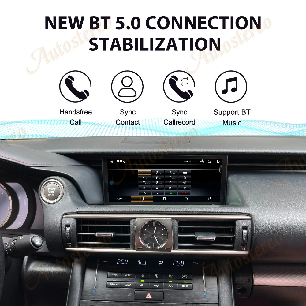 10 25 дюймов Carplay для Lexus IS RC2013-2017 автомобильное радио мультимедийное беспроводное HD сенсорный экран GPS Navig головное устройство