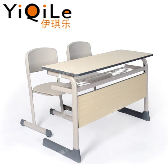 Novel design school kids double writing desk for sale