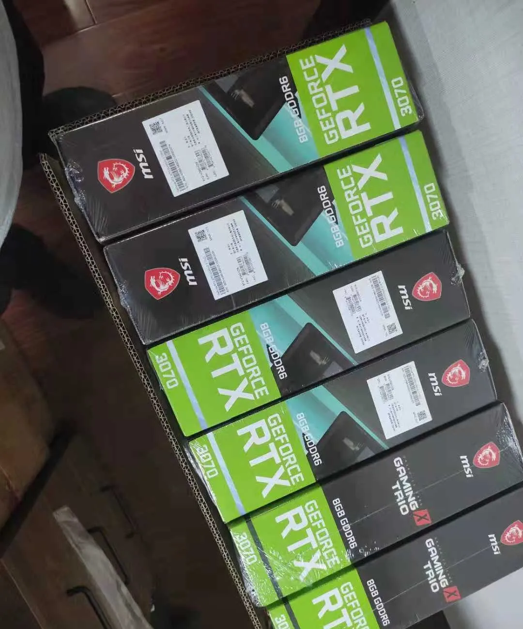 MSI RTX 3060 TI 8G GAMING TRIO X  TWIN FAN 8G OC LHR Brand new graphics card with 3 years warranty RTX3060 3060ti