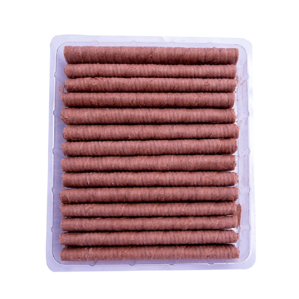 No Added Flavors Roller Wafer with Almond Chocolate Flavour Cream 150g Food Wafer rolls