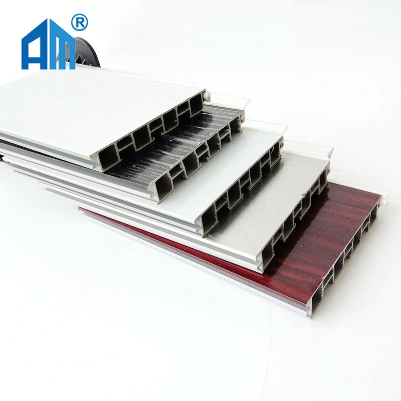 The most popular customized size waterproof pvc aluminum skirting board