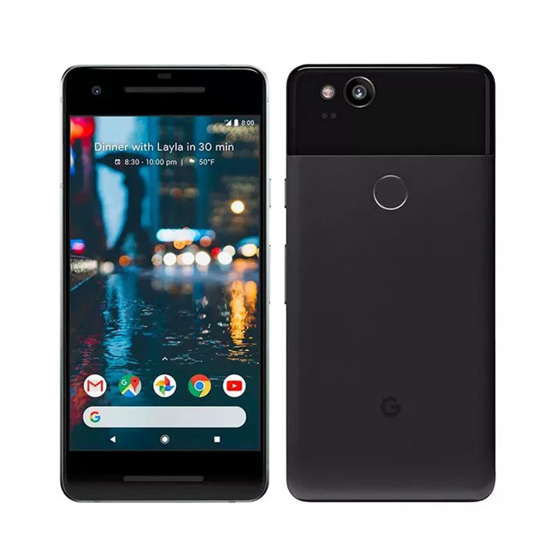 Wholesale 4+64GB/4+128GB unlocked  Qualcomm Original used mobile phone Pixel 2 Smartphone For Google Pixel 2