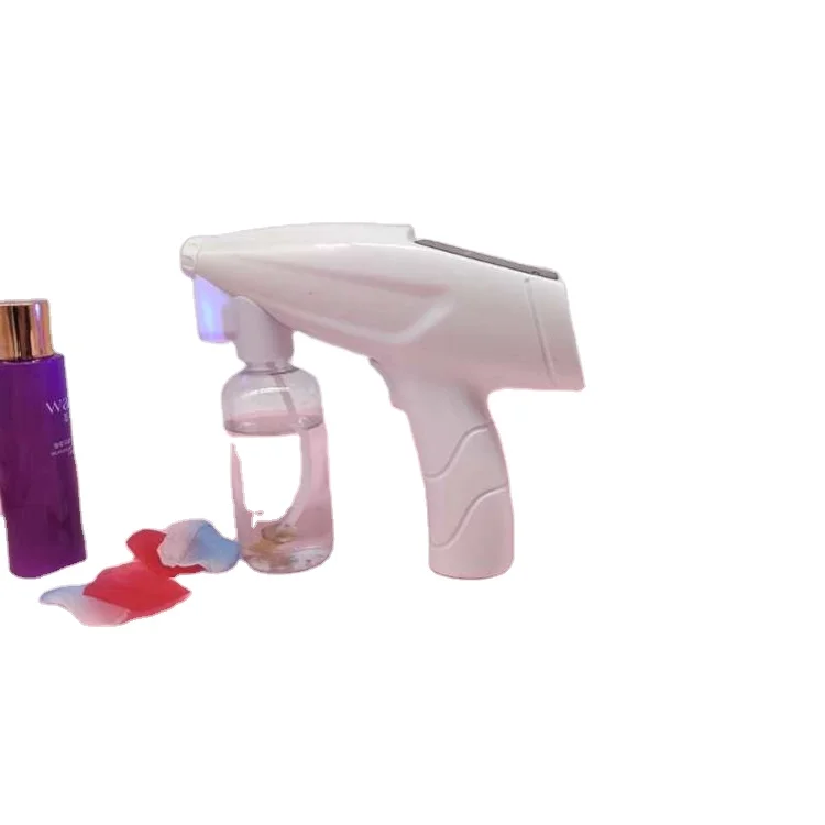 
Hot sales USB rechargeable handy facial steamer gun / mist spray / nano sprayer disinfection gun 