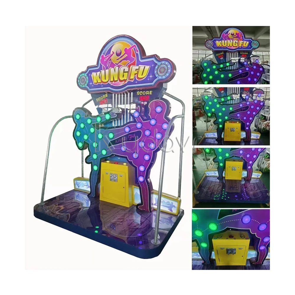 Two player interactive speed challenge battle push button game flash reflex and reaction training led light wall
