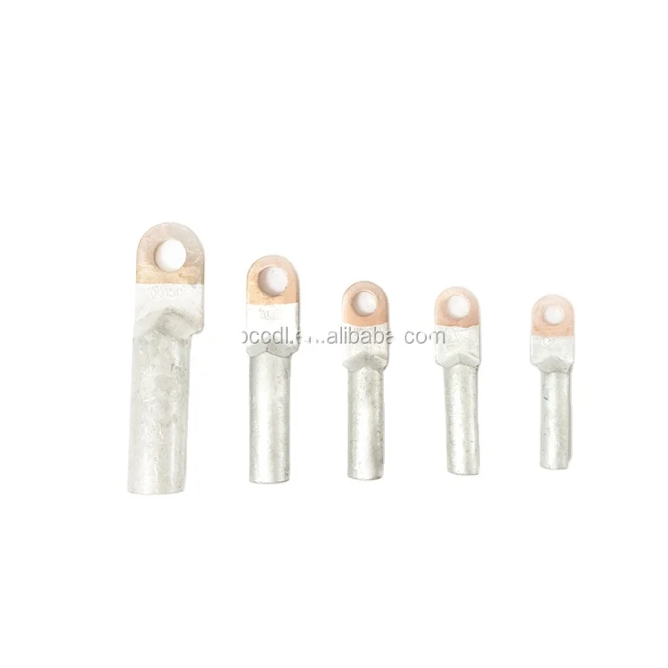 Hot sale DTL type CU-AL Double Hole Palm Copper-Aluminum Bimetal Crimp Cable Lug