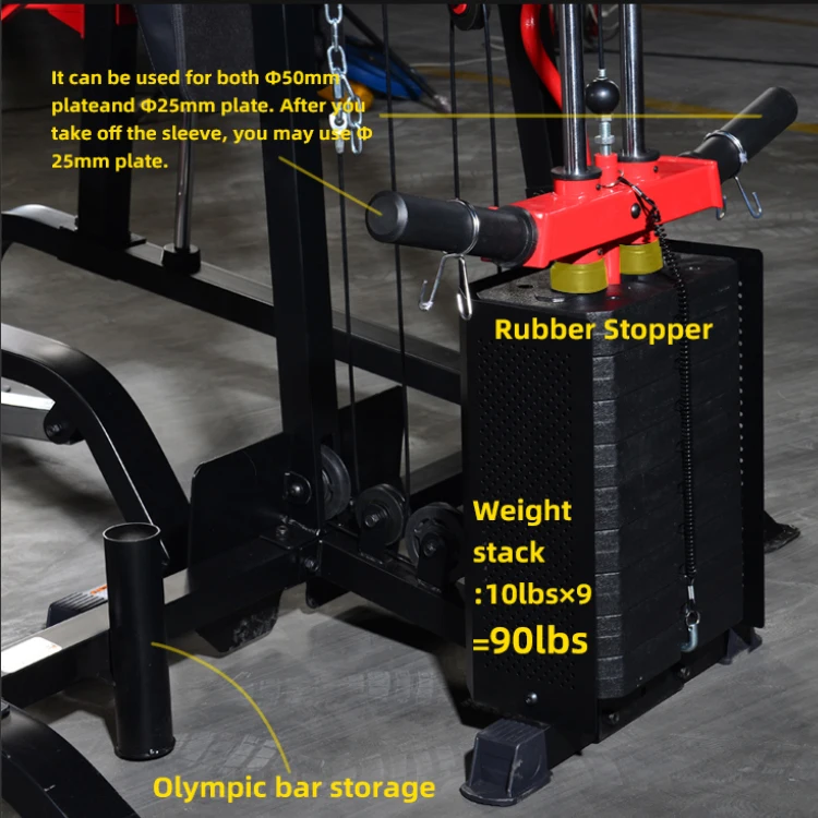Multi Functional Smith Machine Best Fitness Equipment for home use Trainer Gym Squat Rack Smith Machine