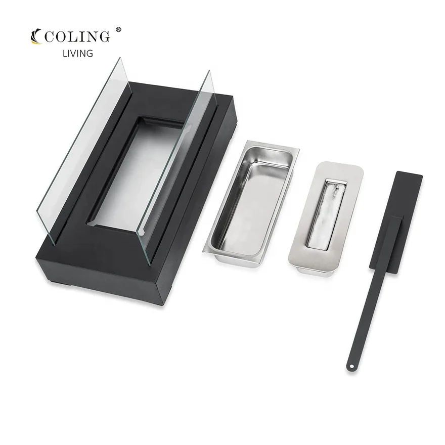 COLG612 -1 Indoor tabletop small alcohol lamp heating stove portable ethanol real fire fireplace