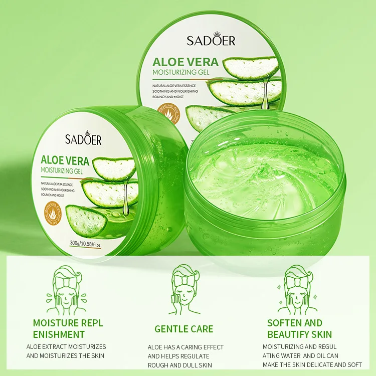 SADOER  Images  after sun forever aloe vera gel for face skin care moisturizing whitening beauty acne removal