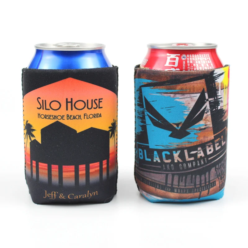 High quality neoprene cola can cooler beer coozies sleeve with custom design