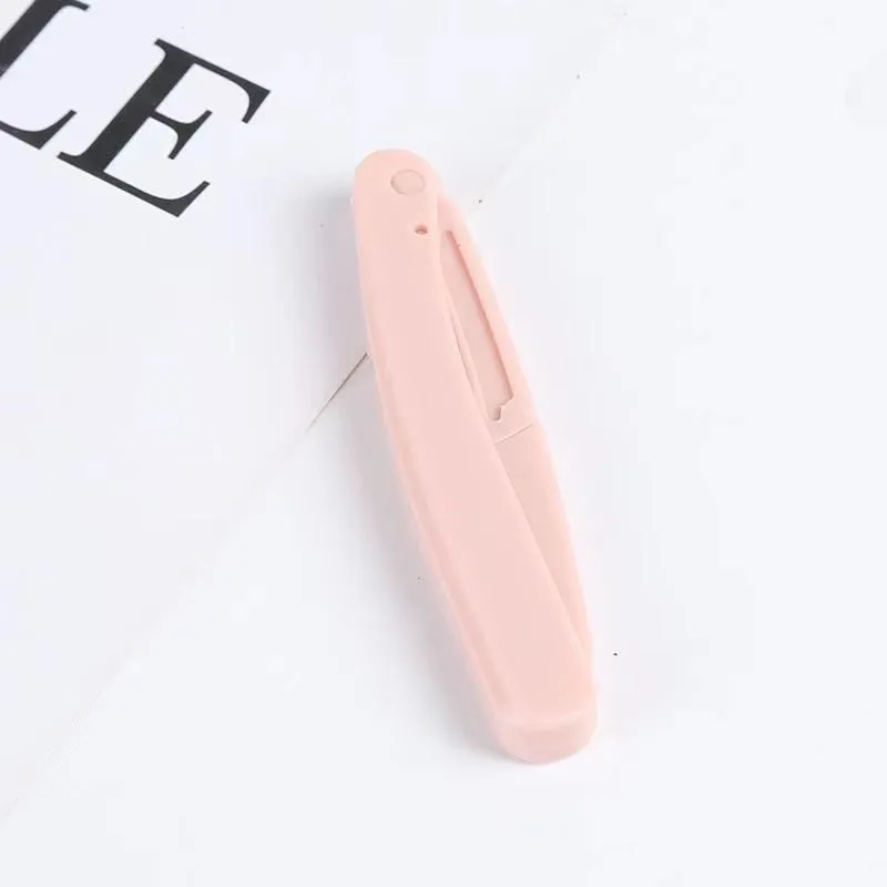 Three-color Foldable Knife Eyebrow Facial Razor Tattoo Blade Plastic Singble Blade Barber Shaving Razor Excellent Plastic