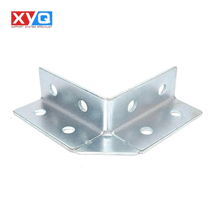 8 Hole 90 degrees Angle Connector Bracket Strut Channel Corner Angle unistrut channel fitting strut