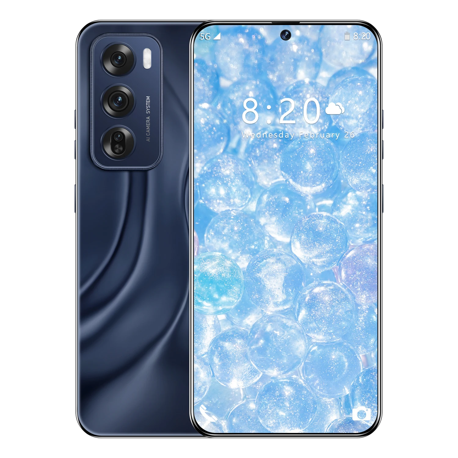 Popular design unlocked 7.3 Inch Reno 12 Pro Smartphone 16GB+1TB 5G Android 13.0 Dual SIM HD Screen cell phone Global Gaming