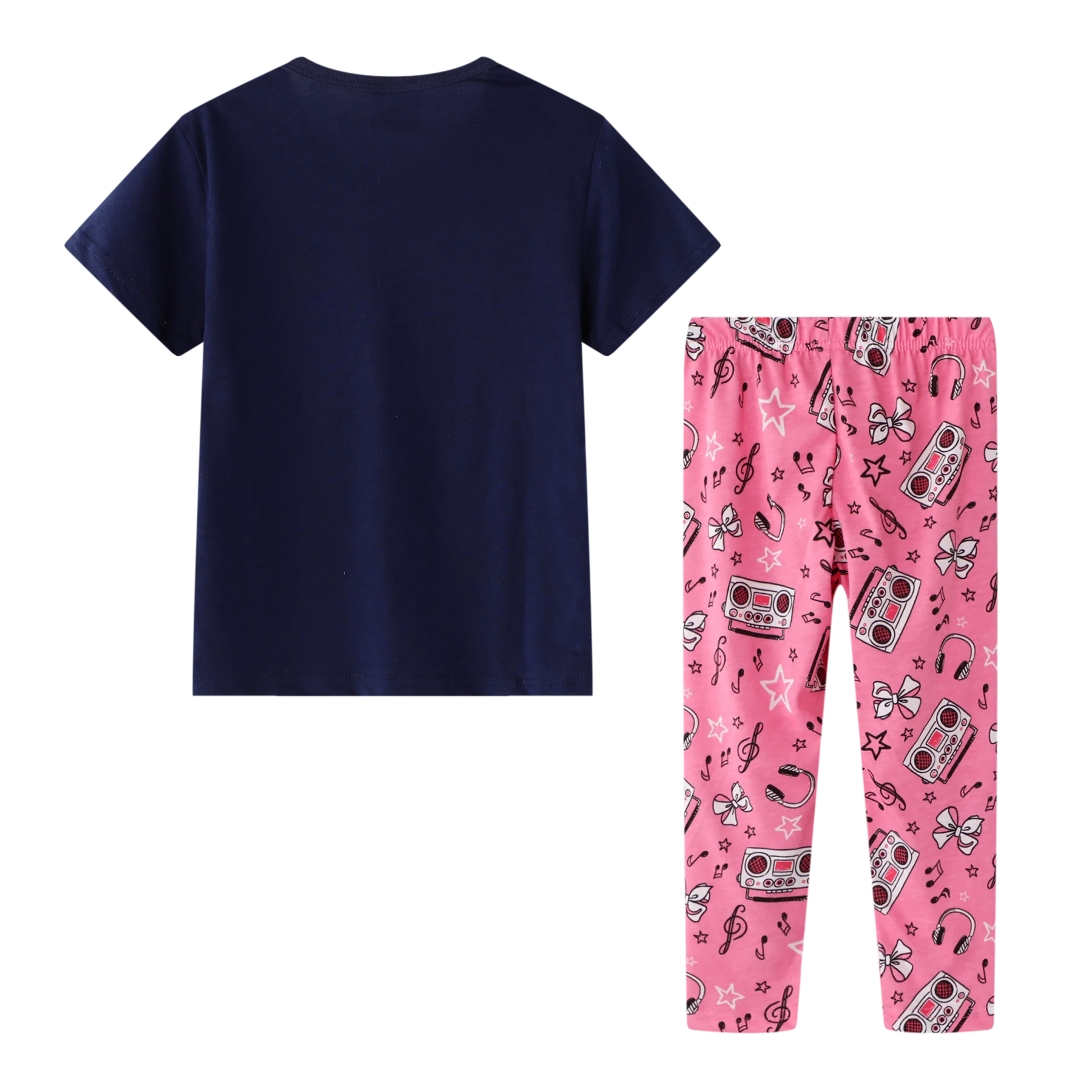 
new design 100%cotton teen girls clothing sets hot selling soft children homewear 