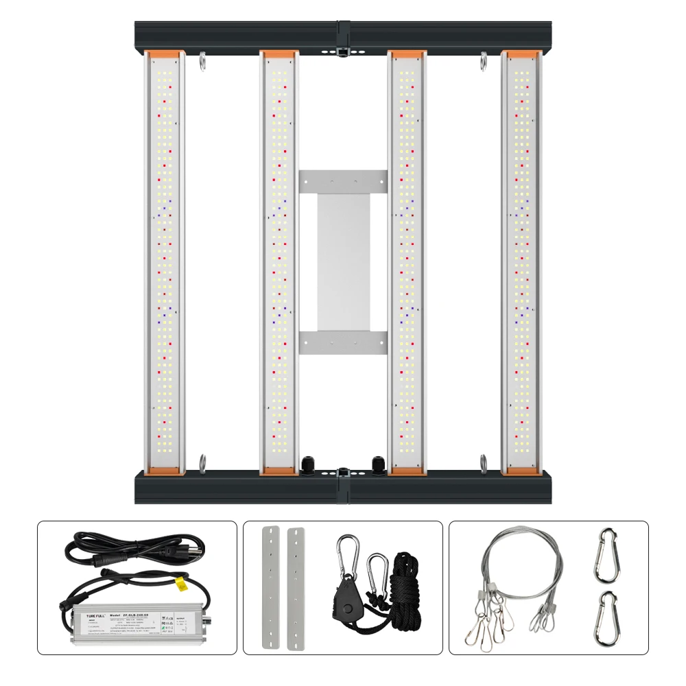 2024 Best Price Horticulture Led Commercial Dimmable 240W 320W Grow Light With White Mercury Price  Fixture For Indoor Plants