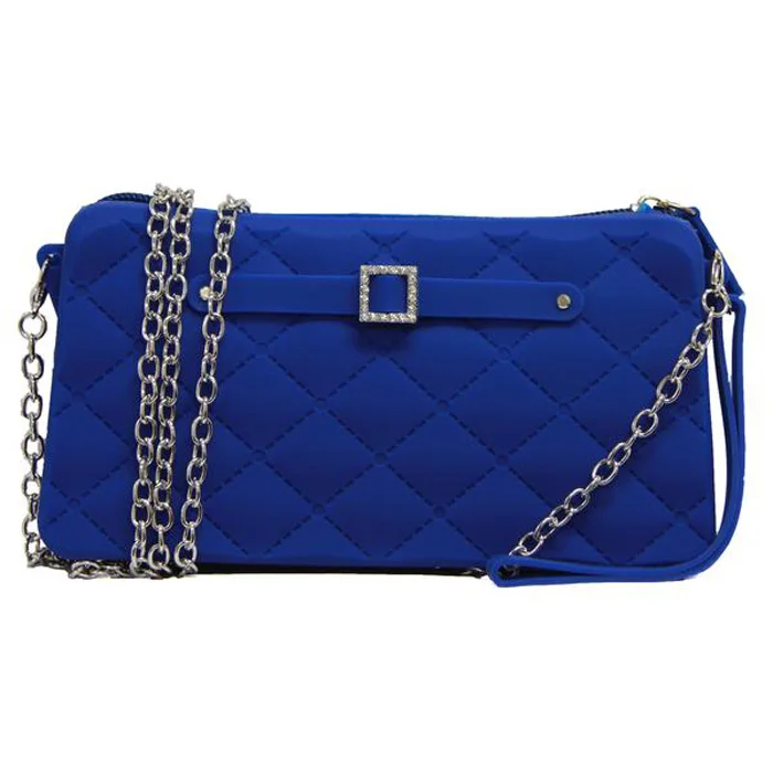 2022 Handbag For Women Waterproof Zipper Chain Makeup Bag Scented Silicone Shoulder Bag