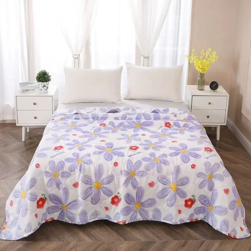 Luxury Duvet Summer Season Quilts Blanket Cool Feeling Bedding Set With Comforter Hotel Bedding Set