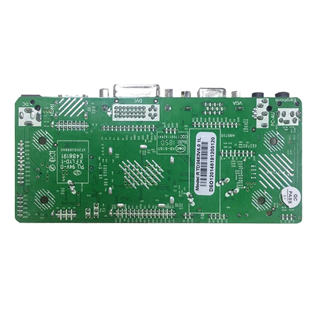  OEM плата ЖК-контроллера H-DMI/DVI/VGA на выход lvds 12 В/1 А Поддержка питания постоянного тока интерфейс