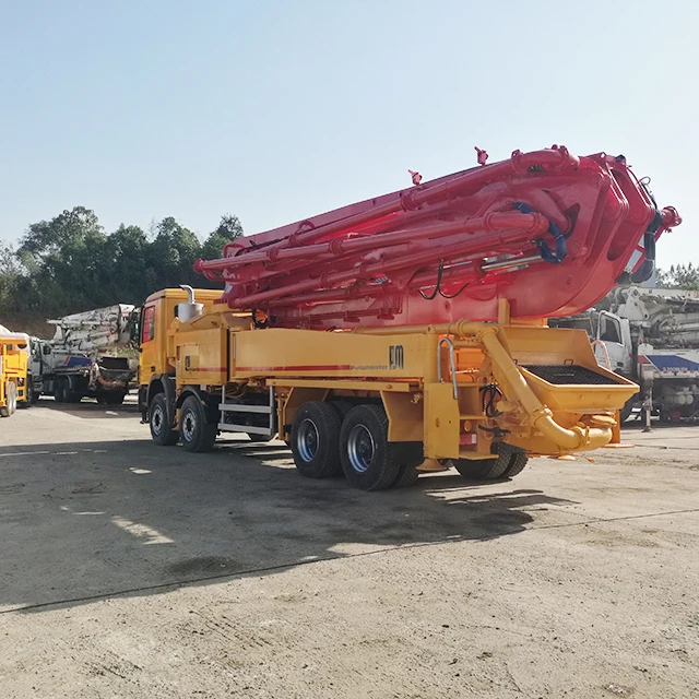 Used putzmeister 36m 46m mercedes actros 4141 construction concrete pumping trucks from China