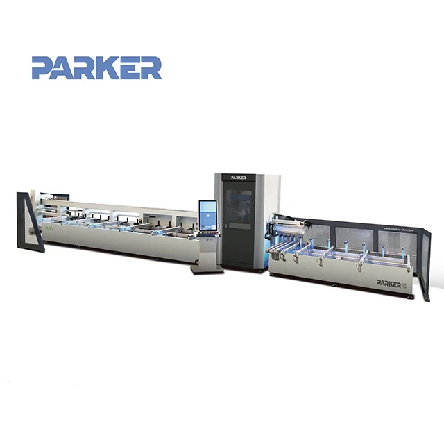 Aluminum CNC cutting saw cutting center with step cutting auto feeding