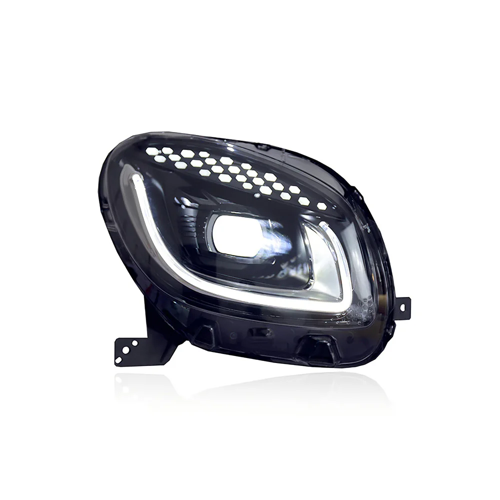 AKD Car Styling Head Lamp for Smart Headlights 2015-2018 Smart for Two LED Headlight LED DRL Hid Bi Xenon Auto Accessories