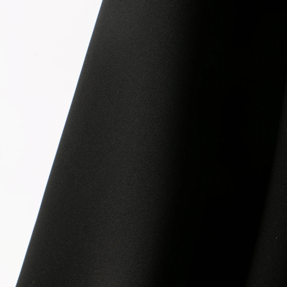 FEICHI soft polyester formal black korean dubai jilbab dress nida fabric for abaya