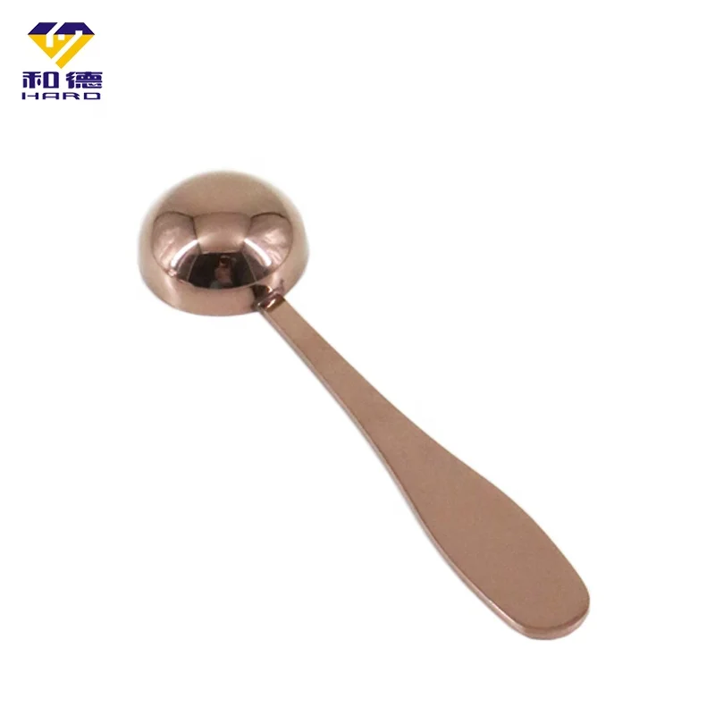 Ложка для чая медного цвета 7 5 мл мерная ложка из нержавеющей стали 18/8 металлическая кофе маття листового