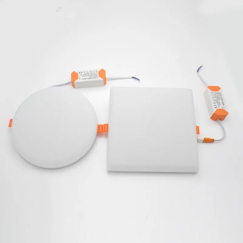 COYOLED Wholesale Panel Light Slim Frameless LED Panel Light Adjustable LED Downlight Round Square High Lumen 12w 24w 36w