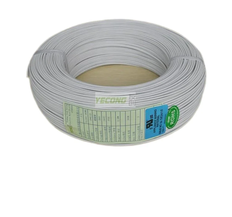 Фторпластиковый провод 12, 16, 18, 20 awg, экструдированный ptfe tefzel cable 250c, термостойкий провод UL10393, Посеребренная медь