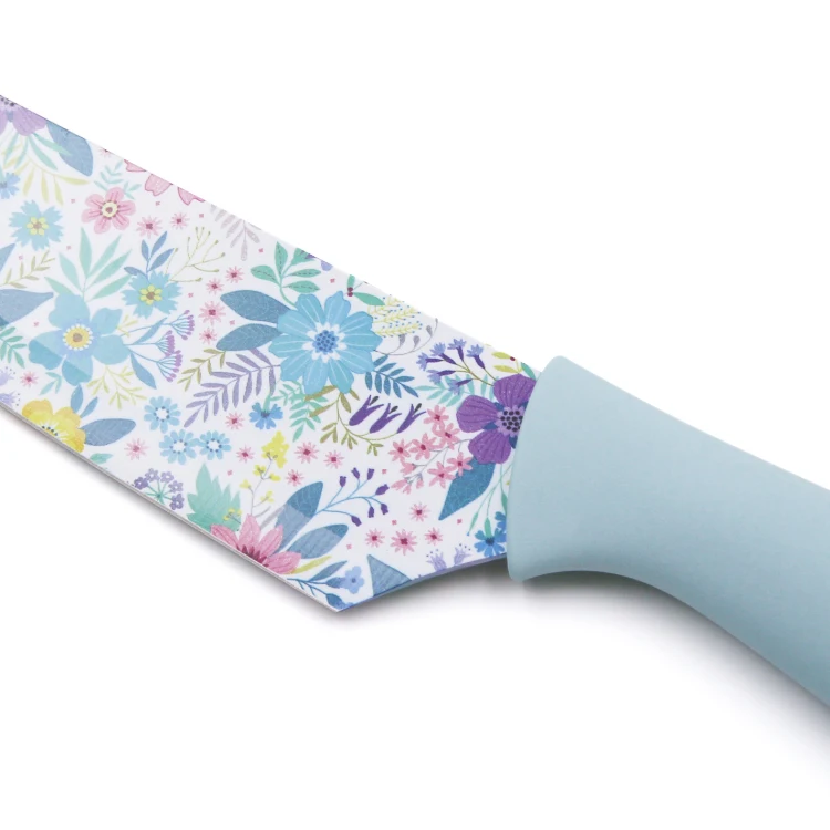 2022 New Arrival Knife Set Kitchen Non-stick Coating with PP Handle Stainless Steel Chef Knife with Sheath