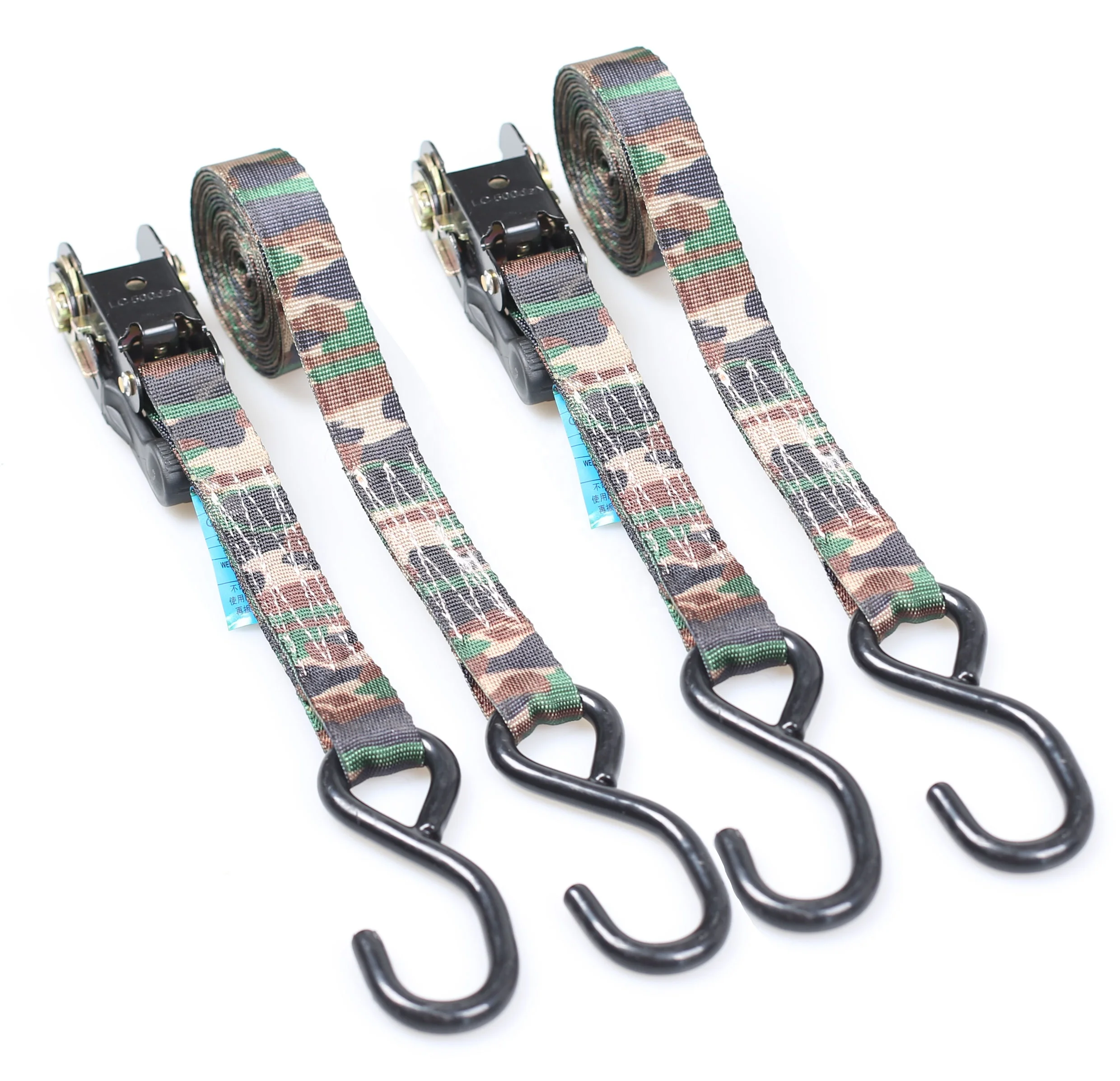 1inch 25mm Customized Packaging OEM Mini Ratchet Strap For Motorcycle Cargo Lashing ratchet strap