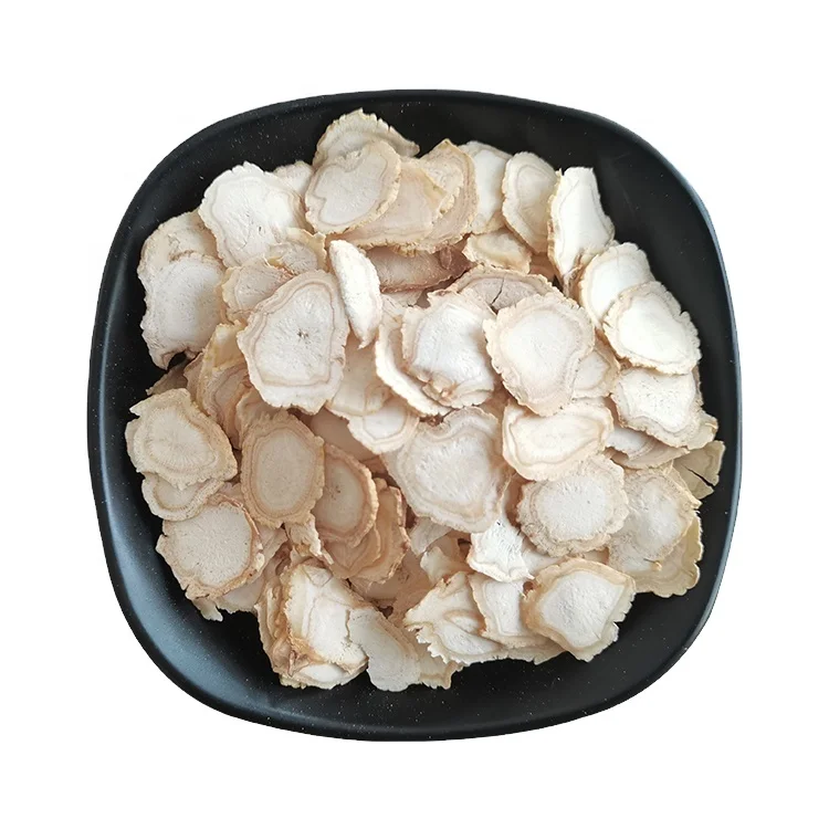 Authentic freshly processed white ginseng slices can improve resistance