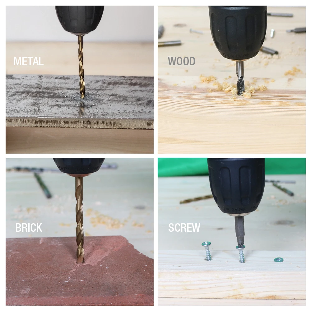 Household Drill 12V 2 Speed Cordless Drill 17+1 Drill Cordless With LED Light